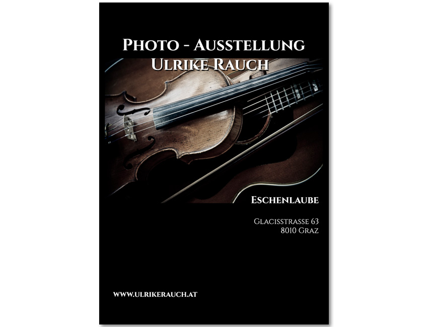 Ausstellung Eschenlaube Flyer